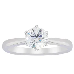 18ct White Gold 1.00ct Diamond Nova Ring