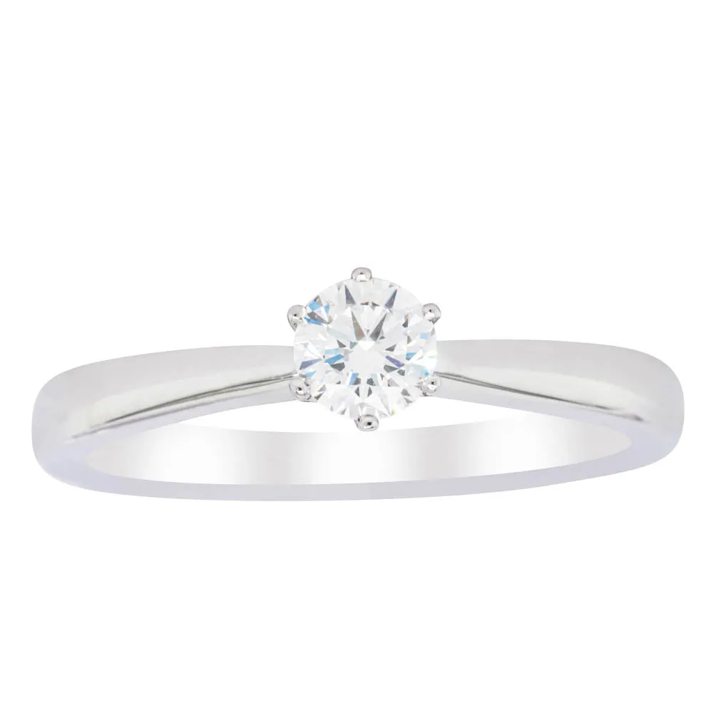 18ct White Gold .30ct Diamond Nova Ring