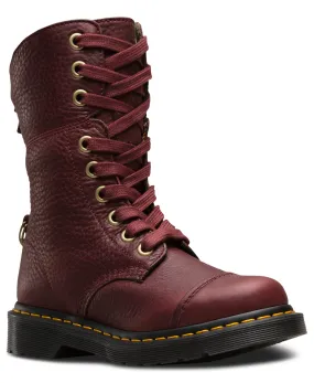 AIMILITA CHERRY RED GRIZZLY BOOT