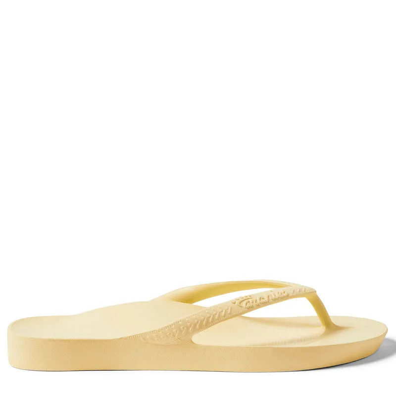 ARCH SUPPORT THONGS - LEMON