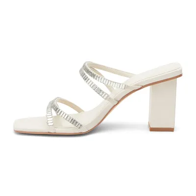 Aria Rhinestone Heel, White | Coconuts by Matisse