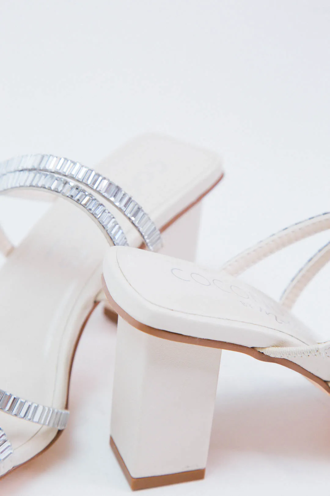 Aria Rhinestone Heel, White | Coconuts by Matisse