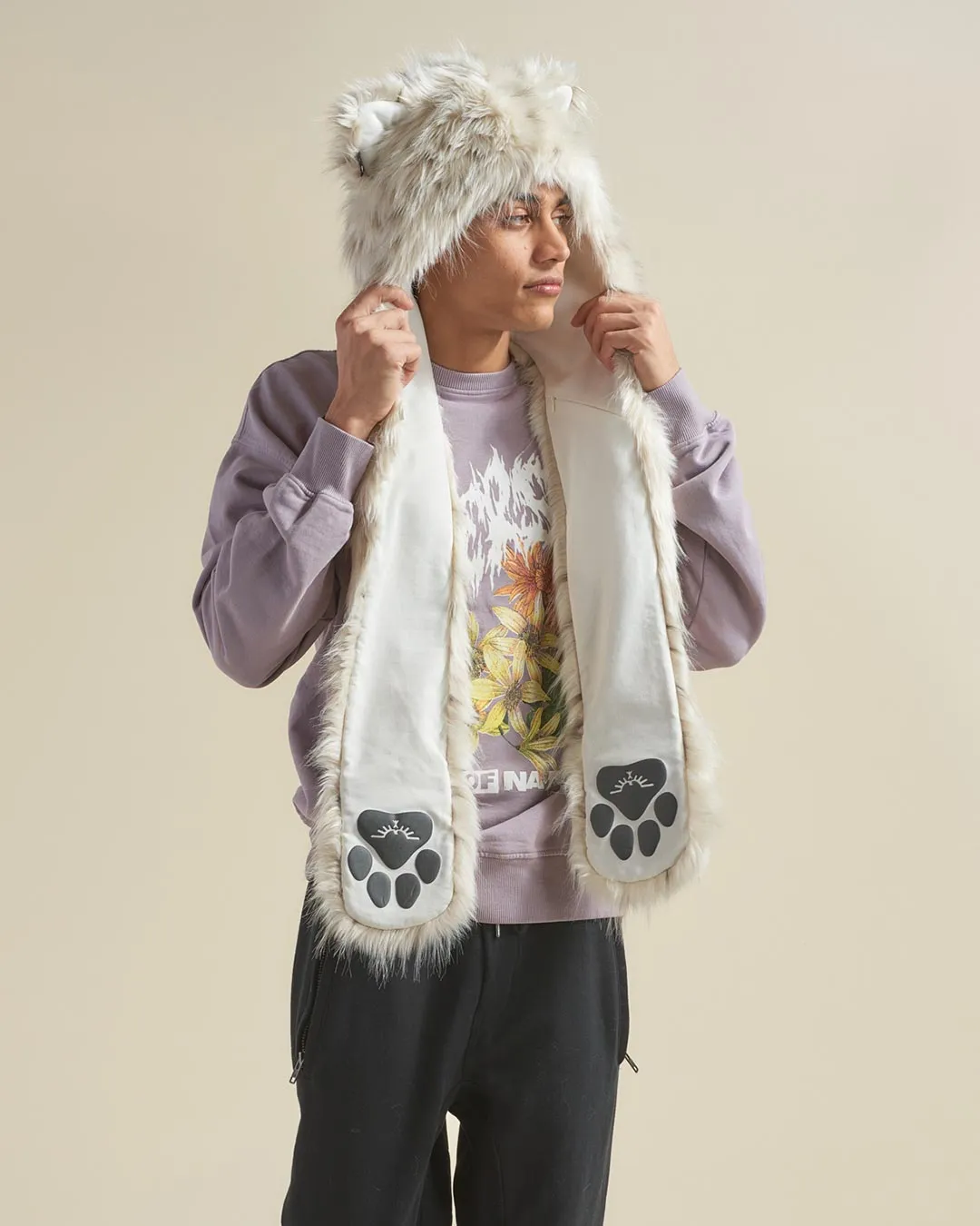 Baby Snow Leopard SpiritHood