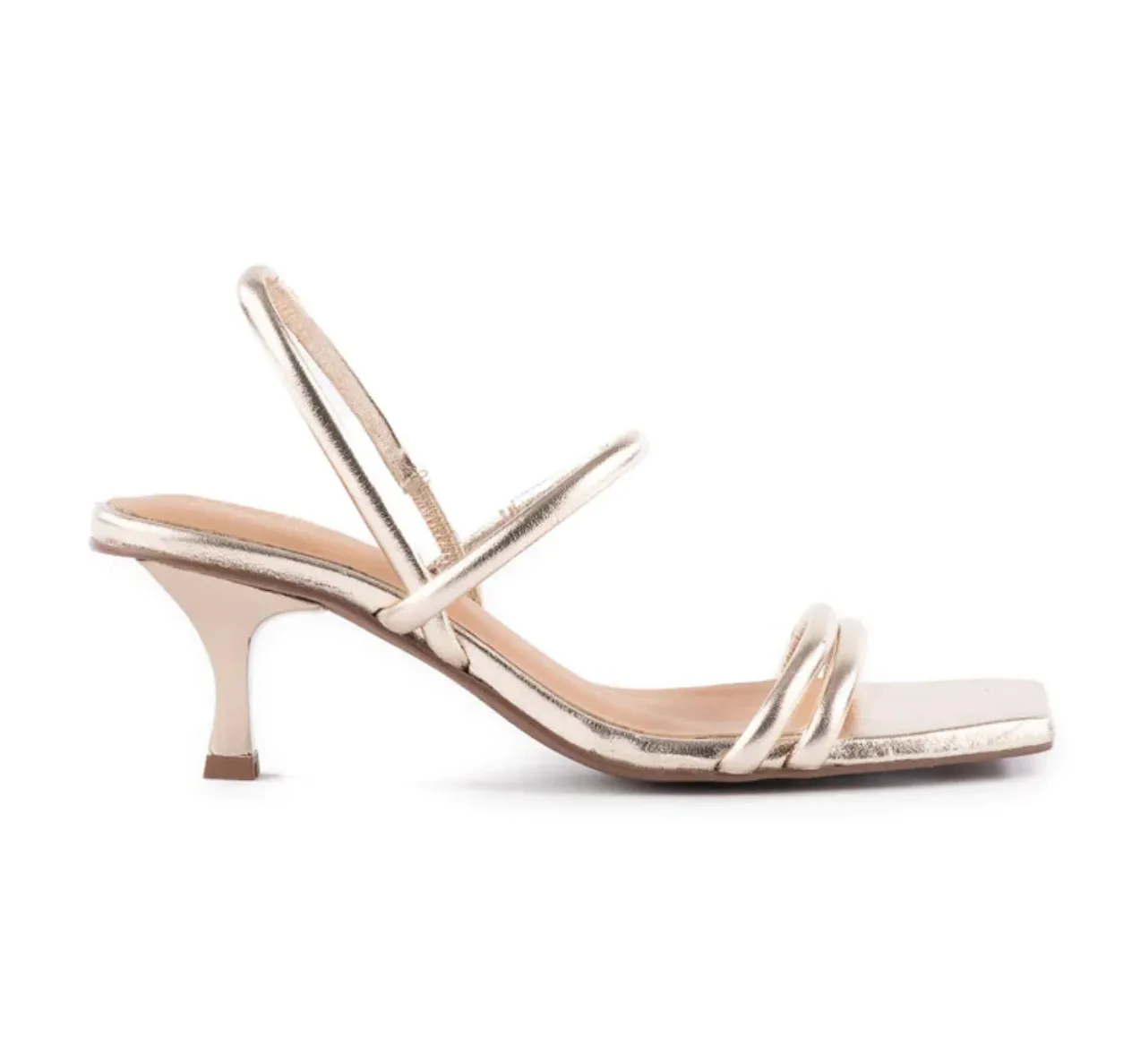 Banks Metallic Leather Sandal