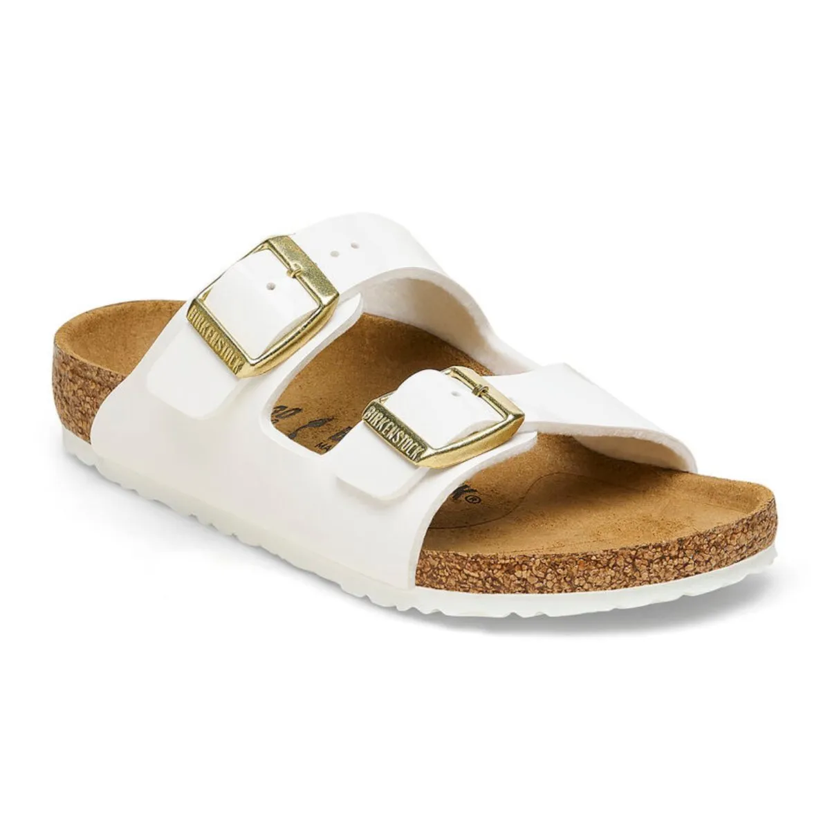 Birkenstock Girl's Arizona Patent White