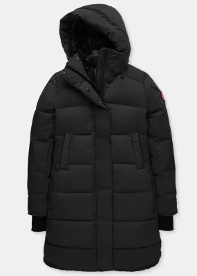 Black Alliston Down Coat (Fusion Fit)