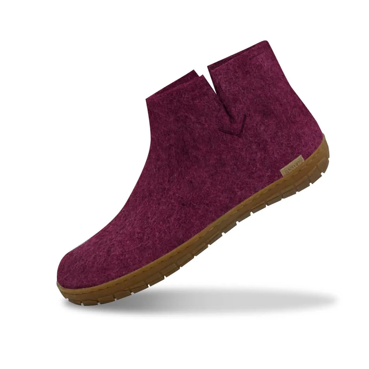 Boot with natural rubber sole - honey - Cranberry