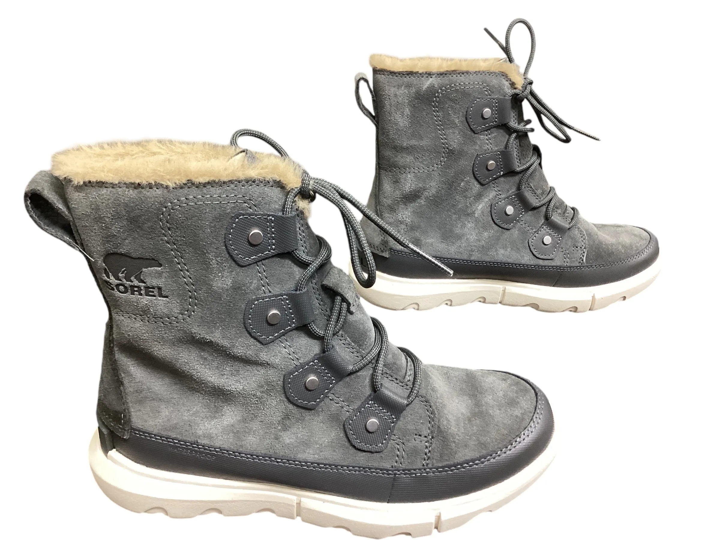 Boots Snow By Sorel In Grey, Size: 7