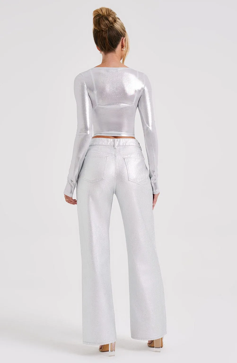 Cassidy Pant - Silver