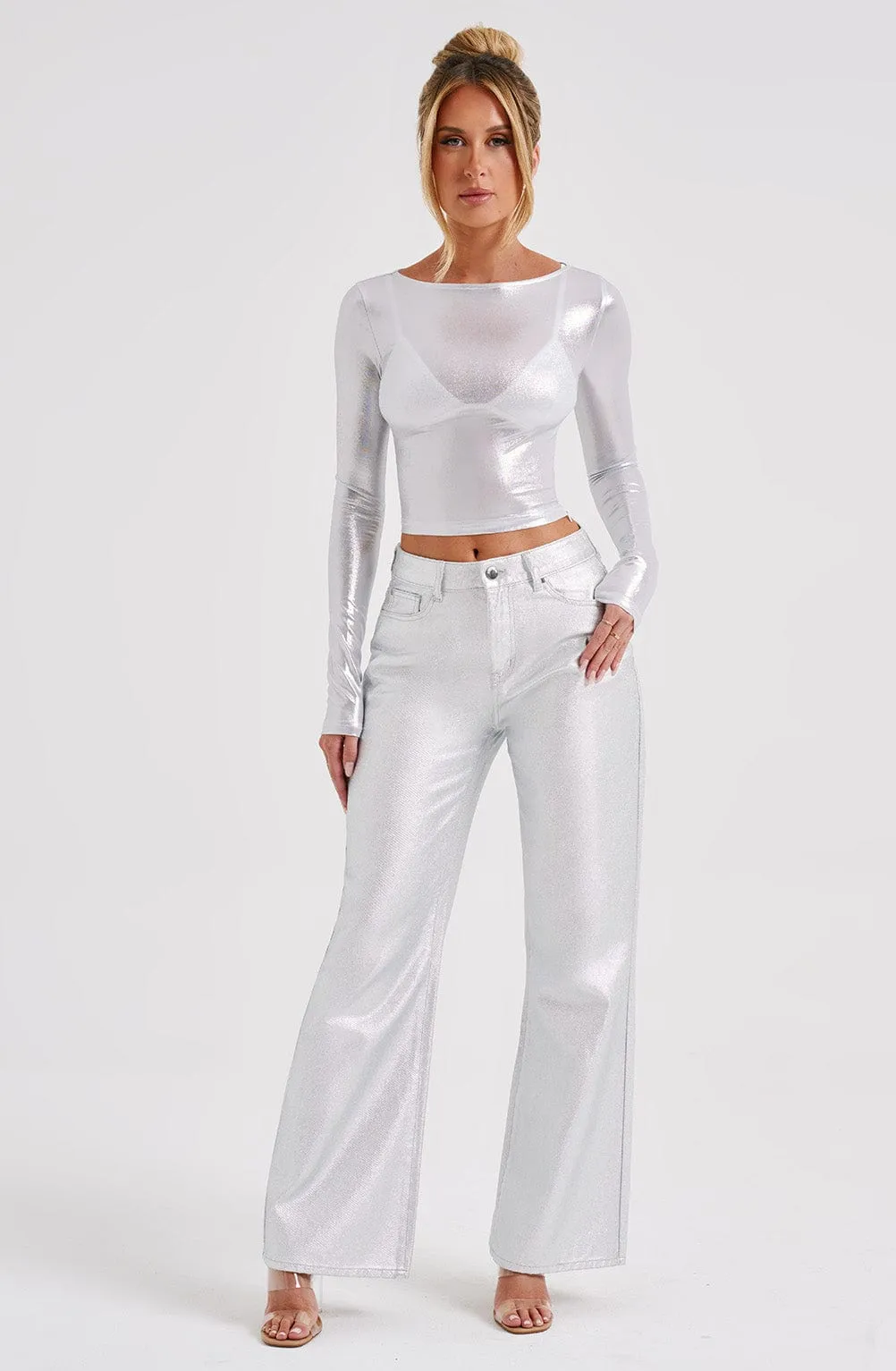 Cassidy Pant - Silver