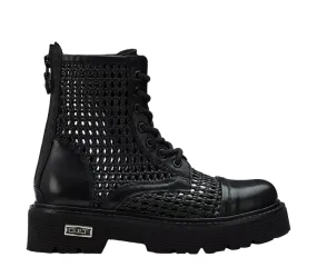 Cult women's combat boots Slash 4218 Mid black