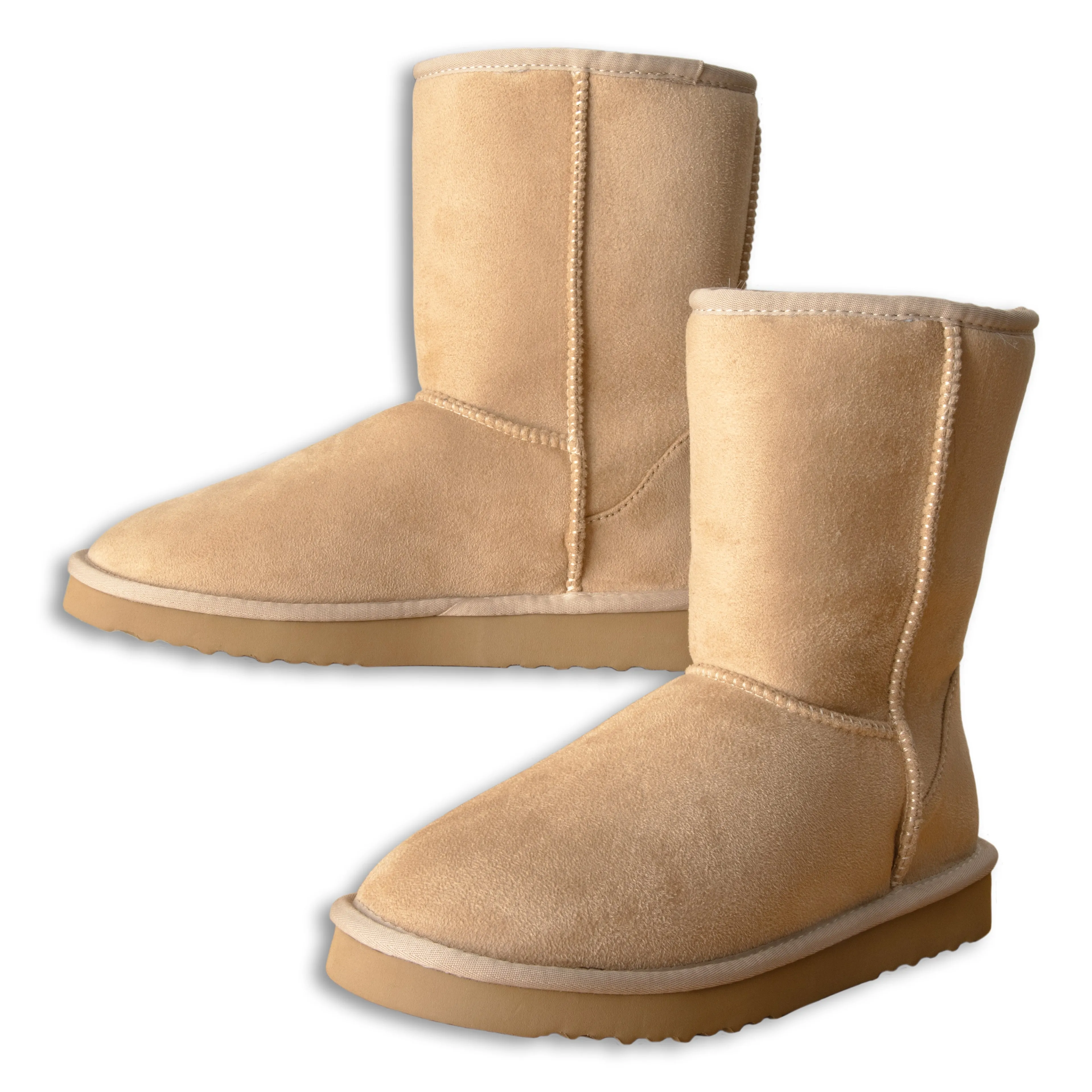 [Defective] Pawj Short Boot | Tan / Aspen Snow