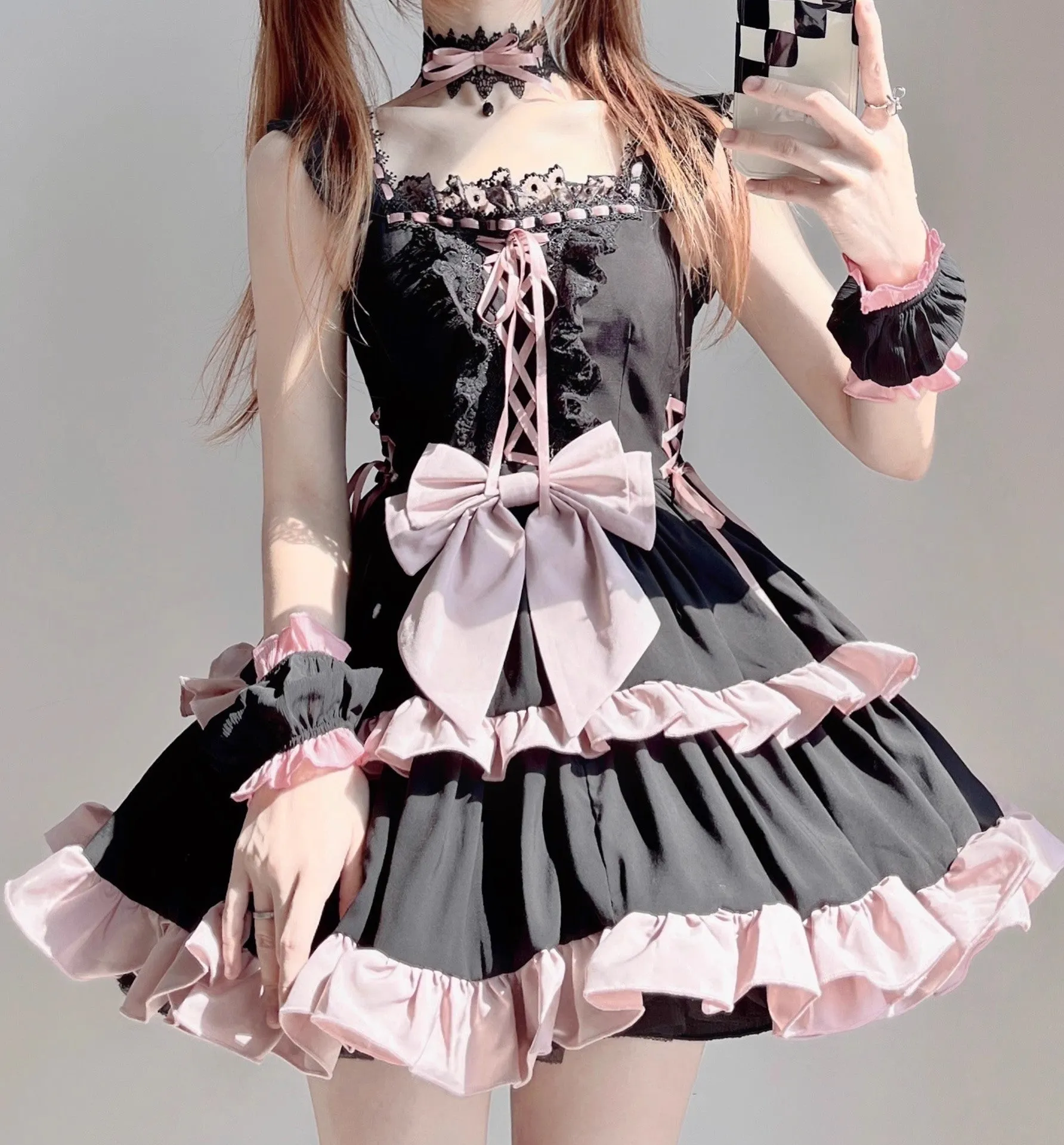 Fashion Lolita Bowtie Dress PN6534