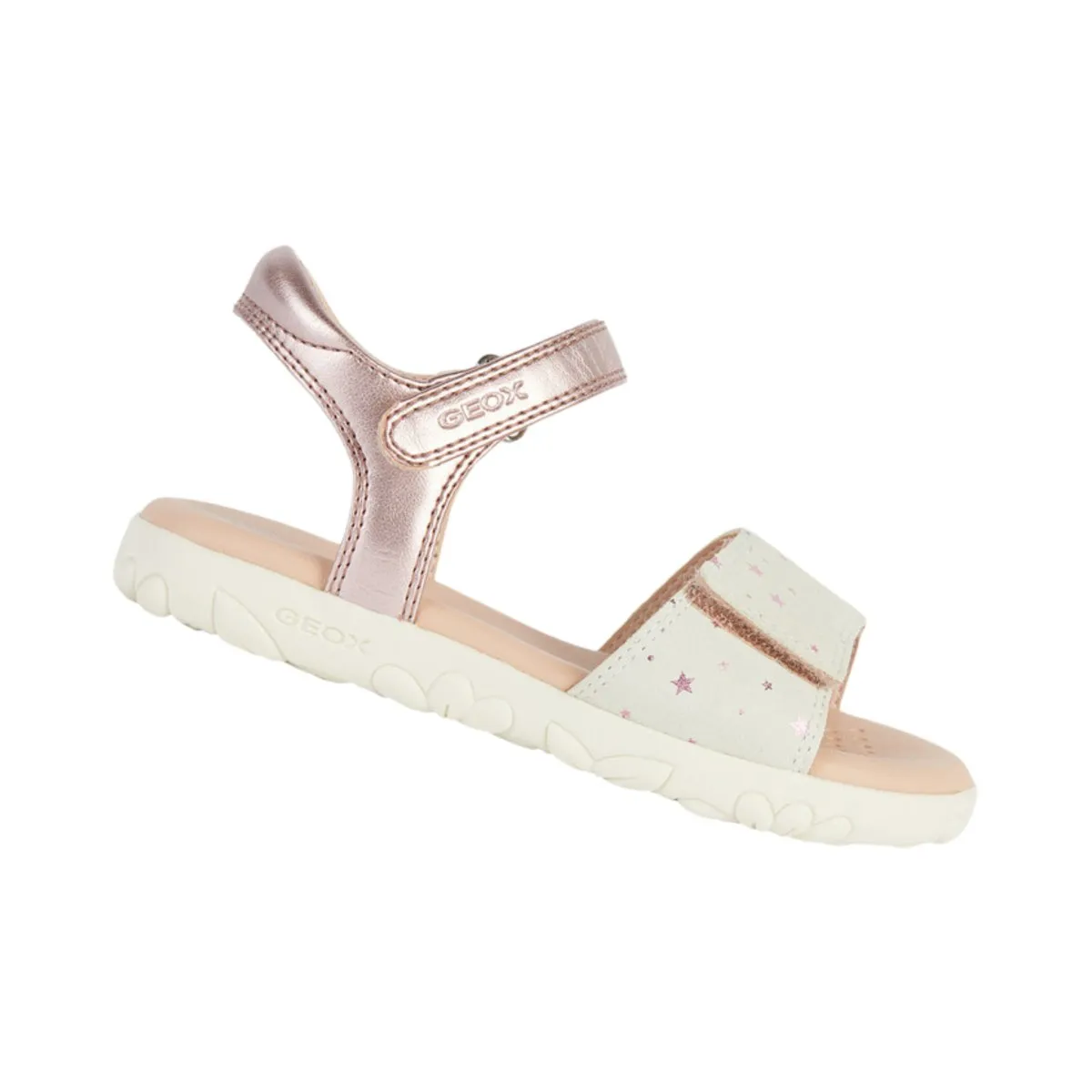 Geox Girl's Haiti Old Rose/Off White