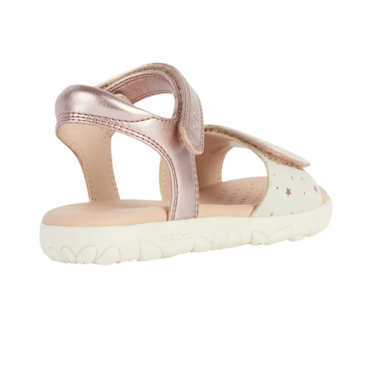 Geox Girl's Haiti Old Rose/Off White