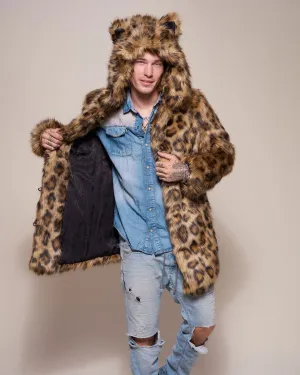 Javan Leopard Classic Faux Fur Coat *Almost Purfect*  | Men's