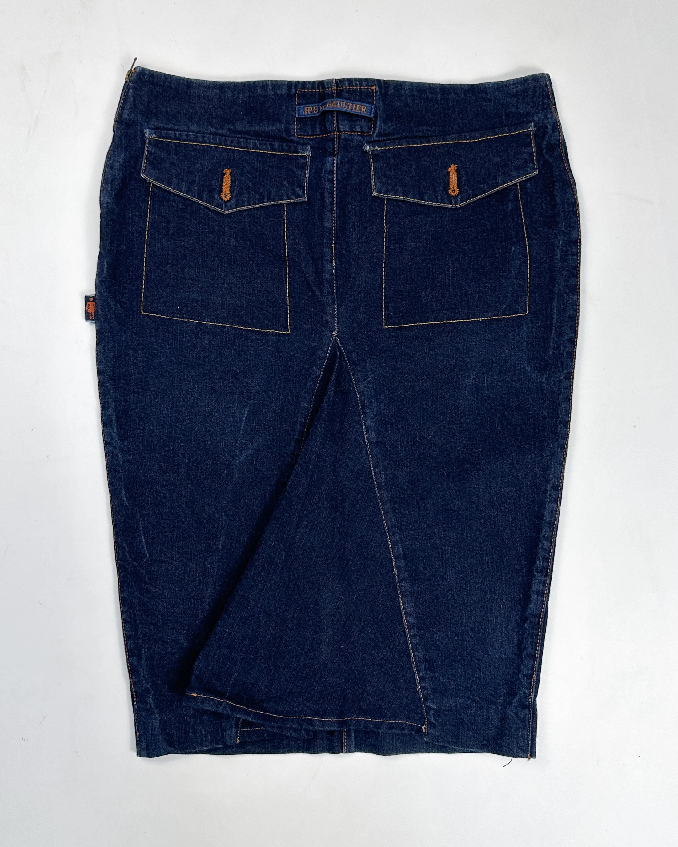 Jean Paul Gaultier Dark Denim Skirt 1990's