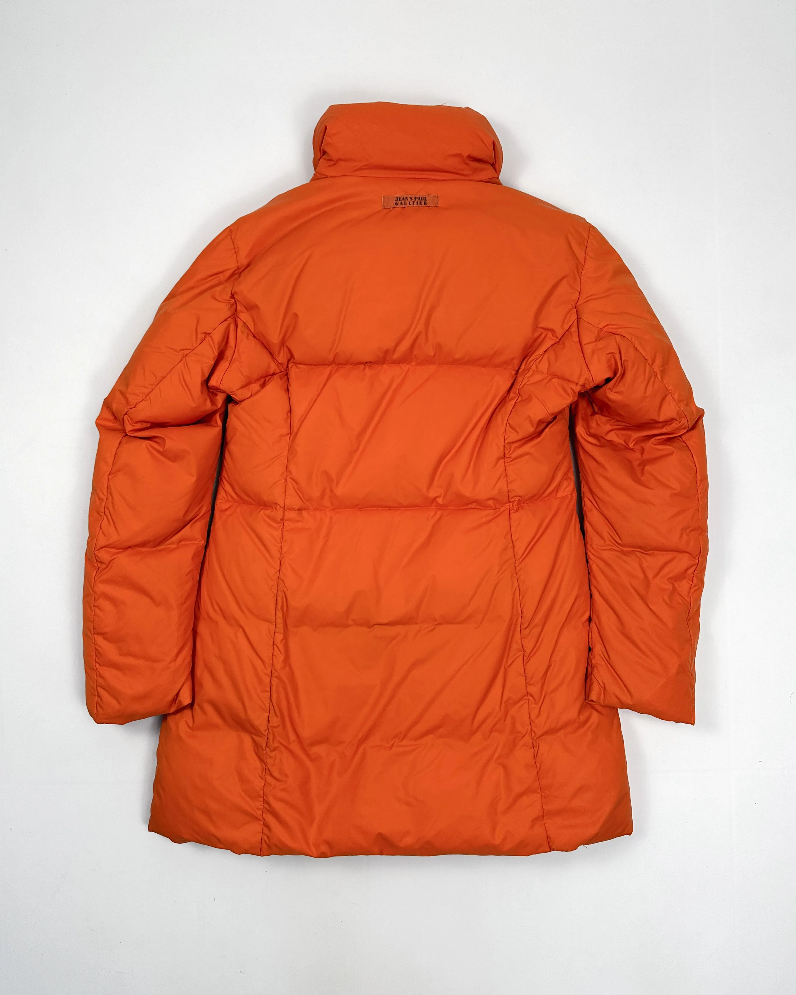 Jean Paul Gaultier Orange Long Padded Jacket 1990's