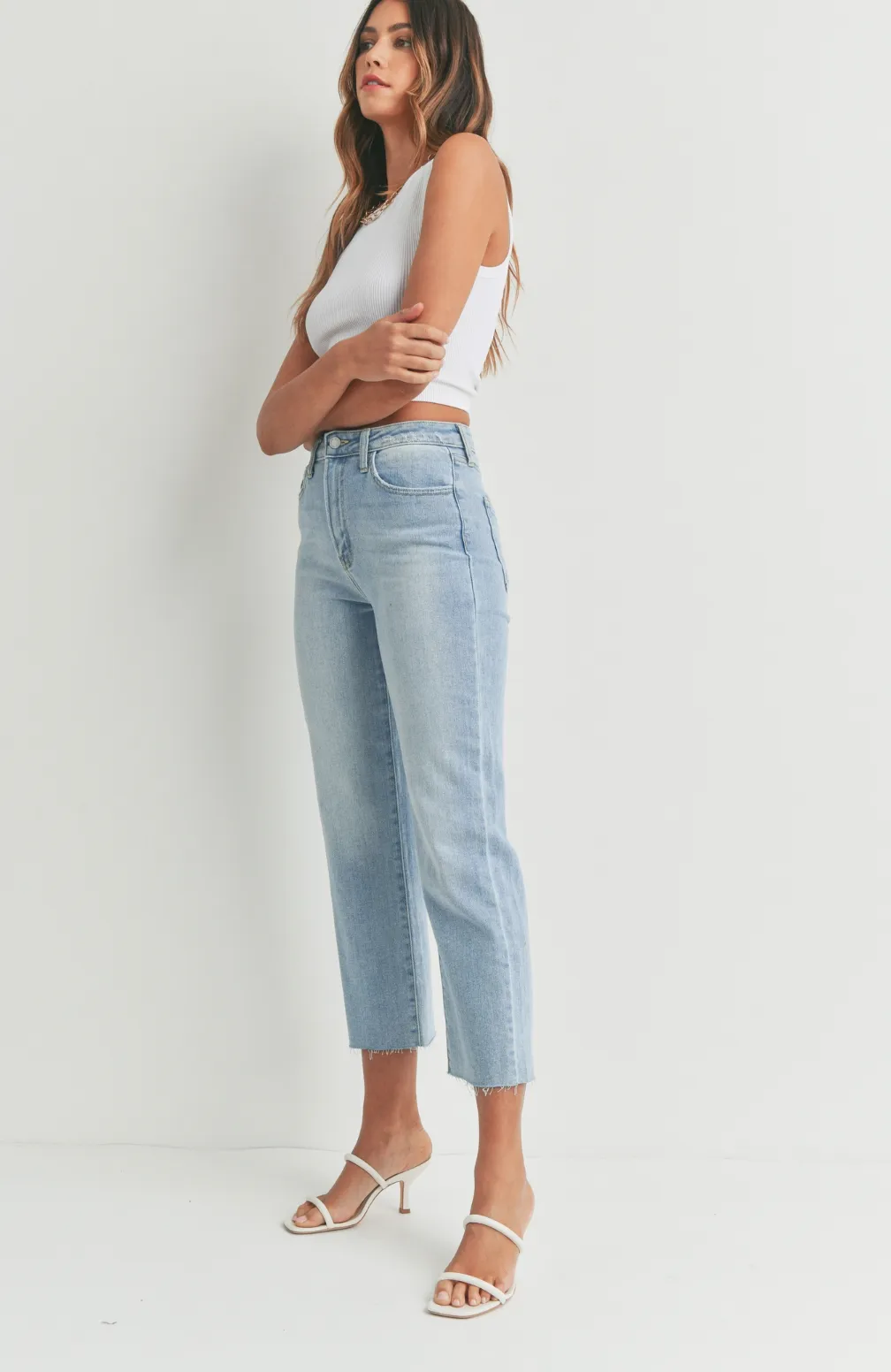 Lynox Classic Straight Denim in Light Wash