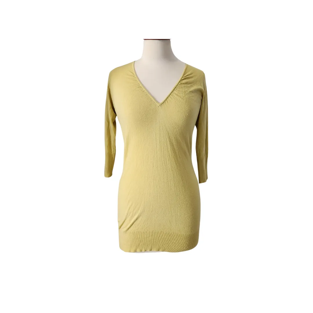 Marks & Spencer Yellow Thin Sweater | Pre Loved |