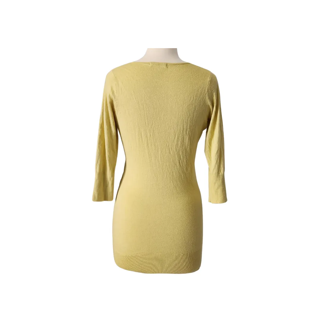 Marks & Spencer Yellow Thin Sweater | Pre Loved |