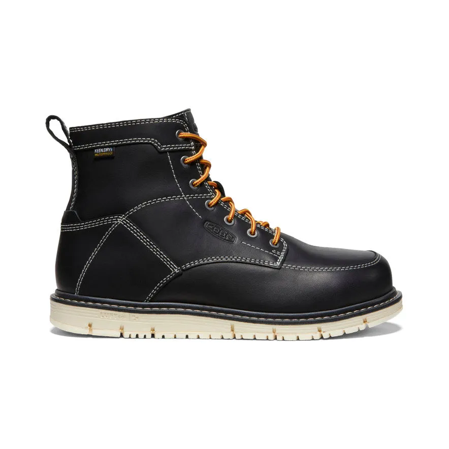 Men's CSA San Jose 6" Waterproof Boot (Aluminum Toe)  |  Black/Off White