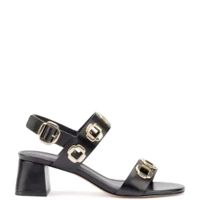 Milan Sandal In Black Leather