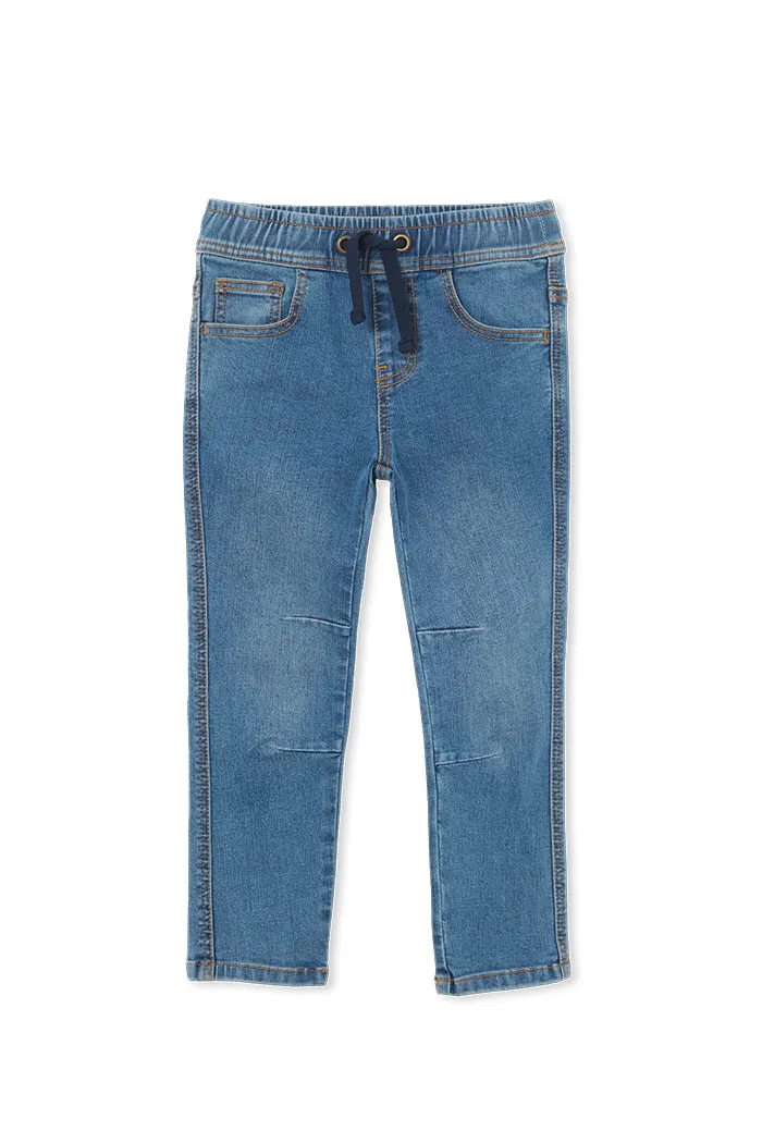 Milky Denim Jogger Jean