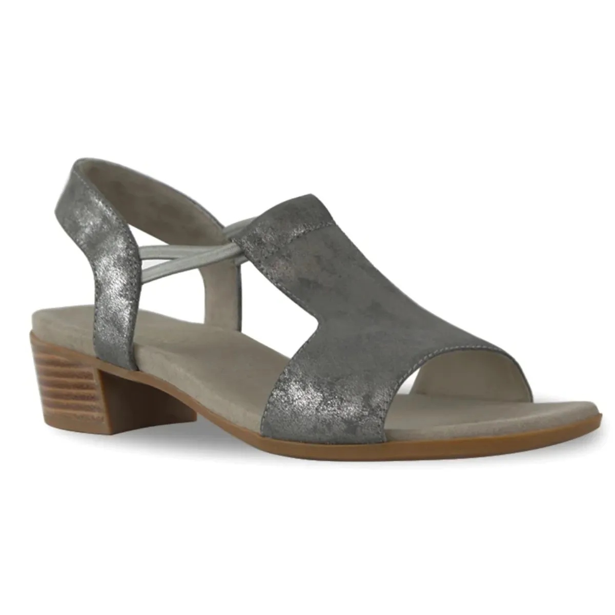 Munro Women's Susan Gunmetal Metallic