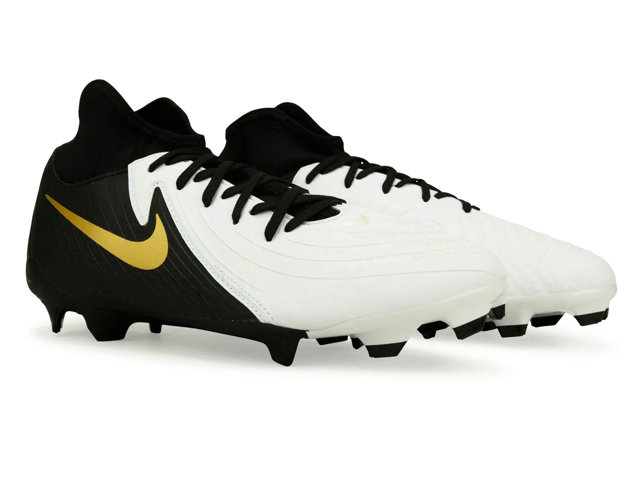 Nike Men's Phantom Luna II Academy FG/MG White/Black/Gold