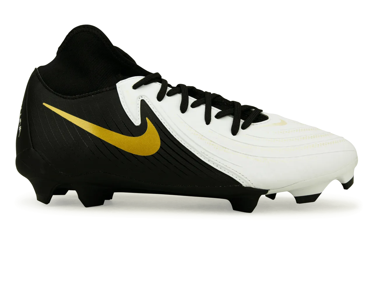 Nike Men's Phantom Luna II Academy FG/MG White/Black/Gold