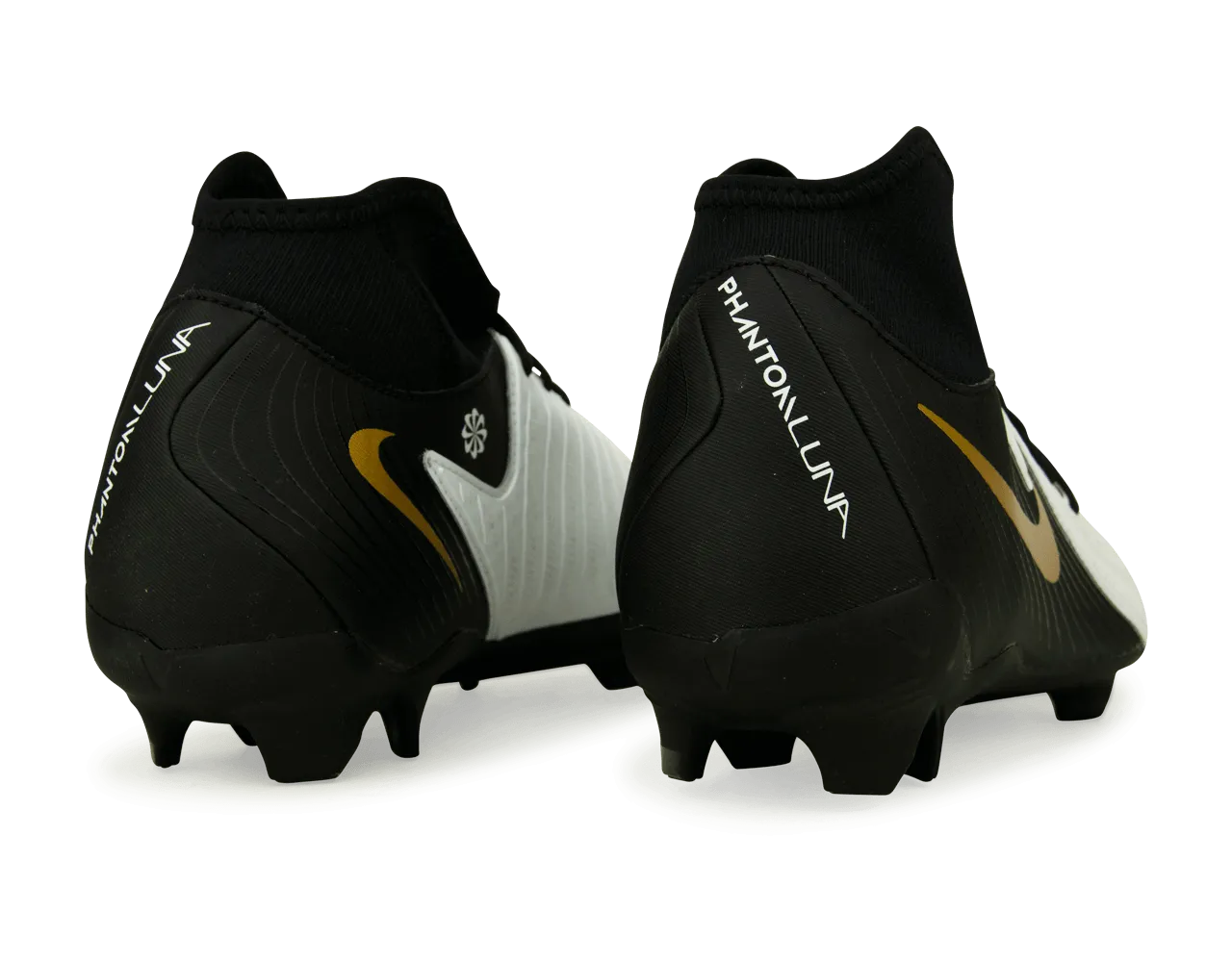 Nike Men's Phantom Luna II Academy FG/MG White/Black/Gold