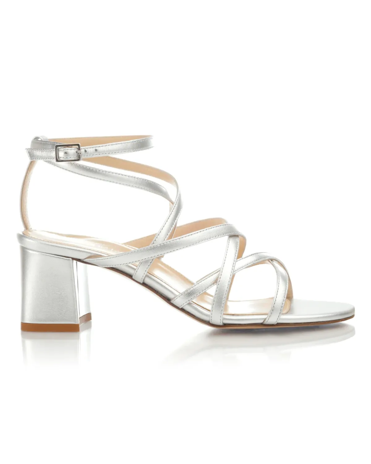 Ramona 60 Block Heel (Silver)