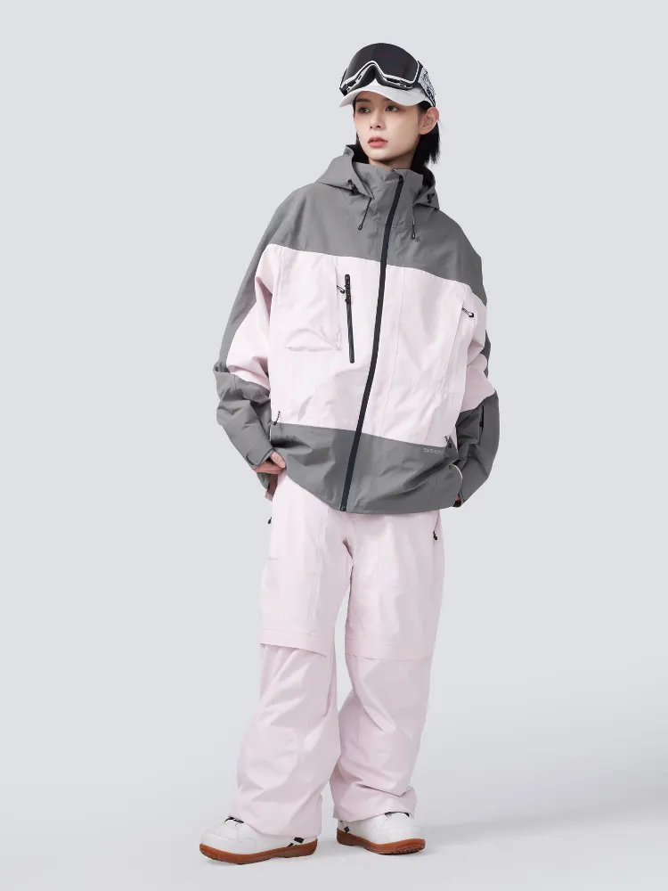 RandomPow Pink 3L Pro Backcountry Snowsuits - Unisex