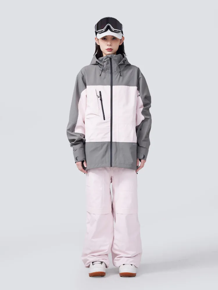 RandomPow Pink 3L Pro Backcountry Snowsuits - Unisex