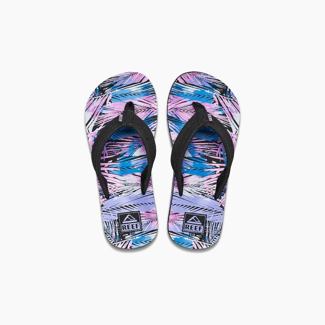 Reef Palm Fronds Ahi Children's Sandal