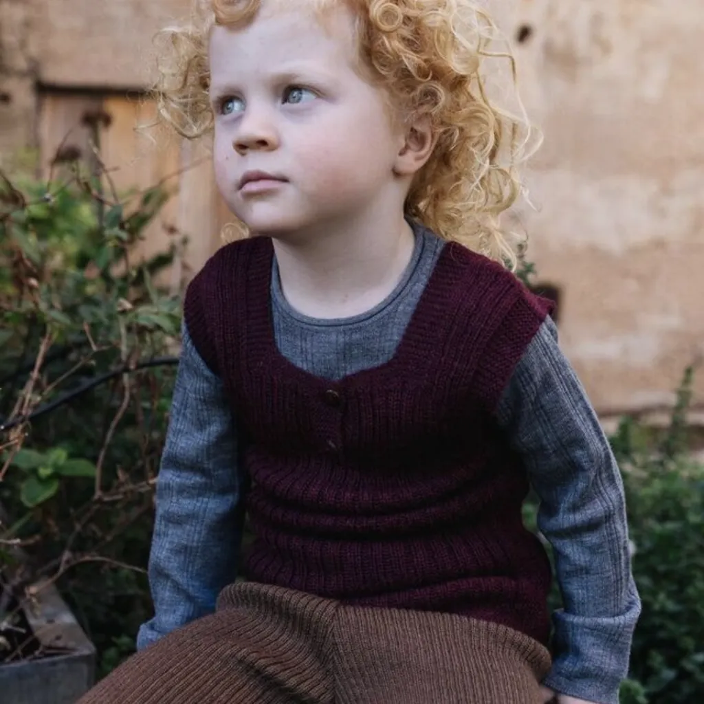 Rico Vest in Baby Alpaca (0-6y)