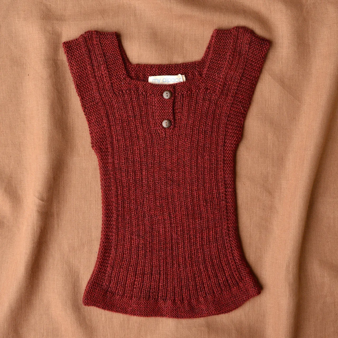 Rico Vest in Baby Alpaca (0-6y)