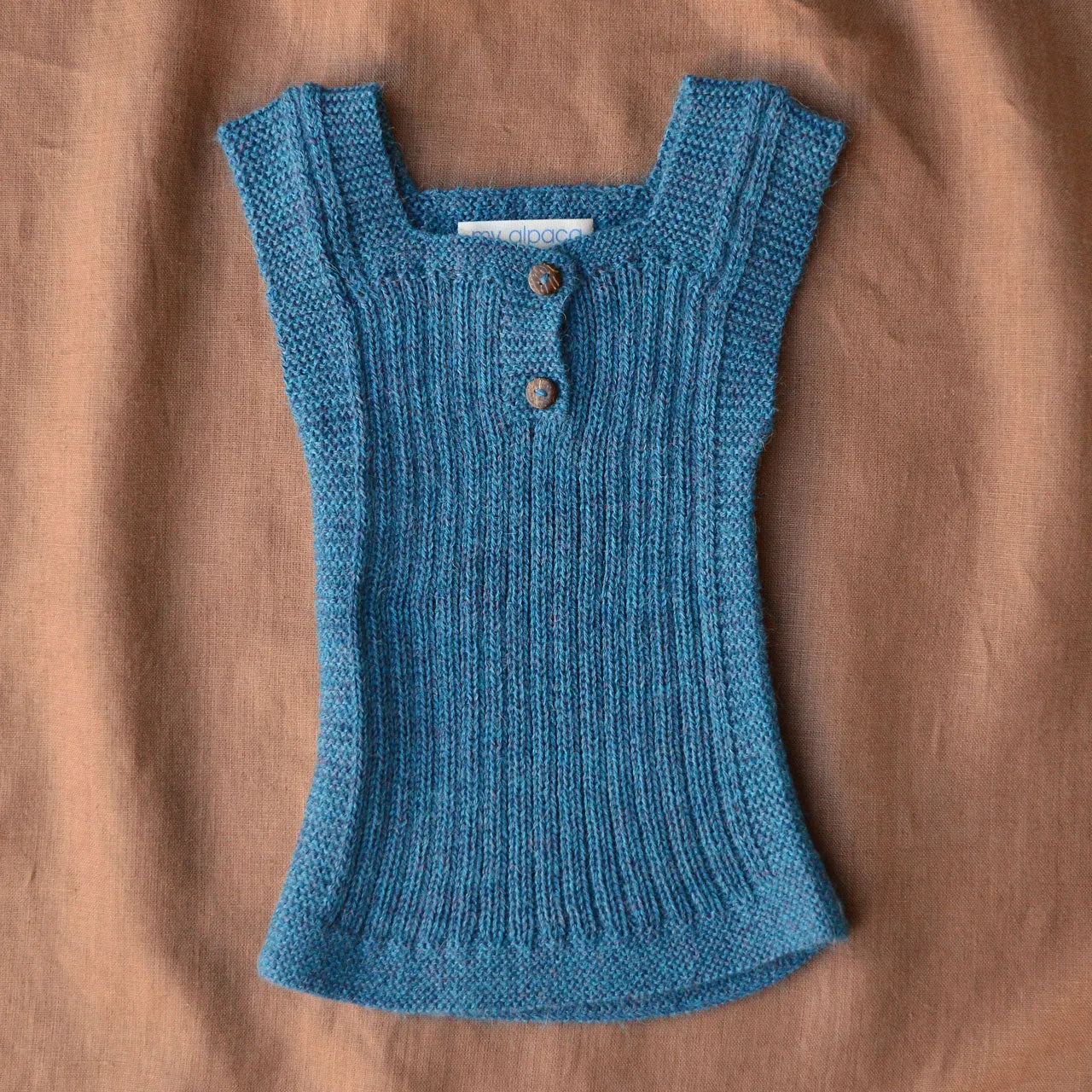 Rico Vest in Baby Alpaca (0-6y)