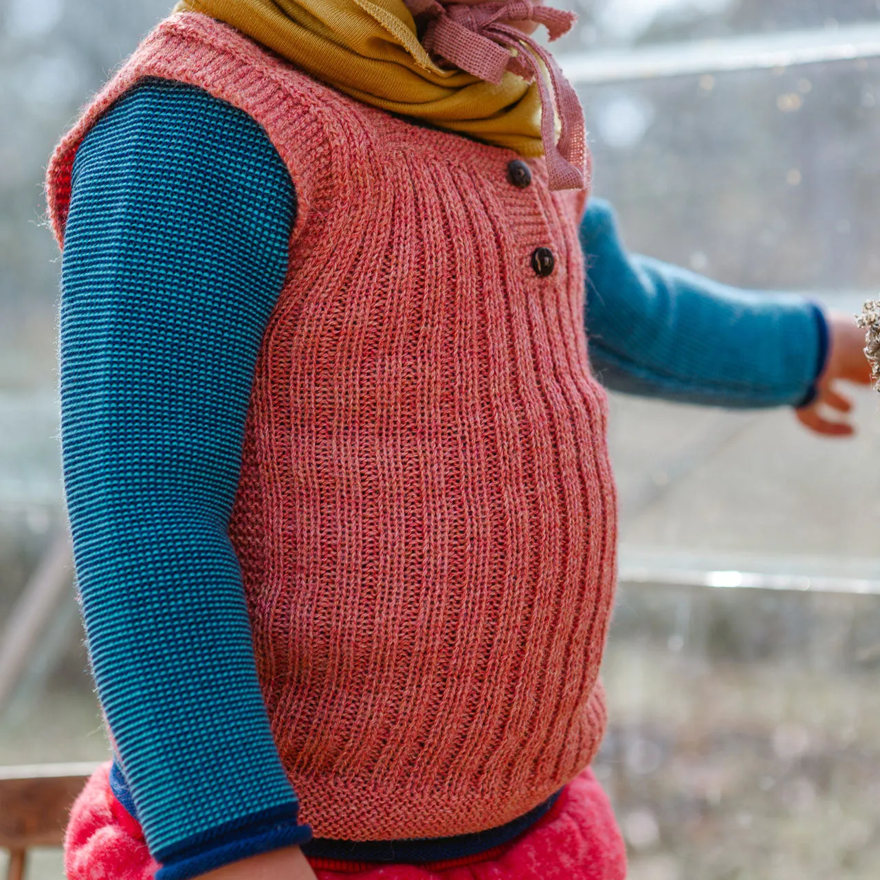 Rico Vest in Baby Alpaca (0-6y)