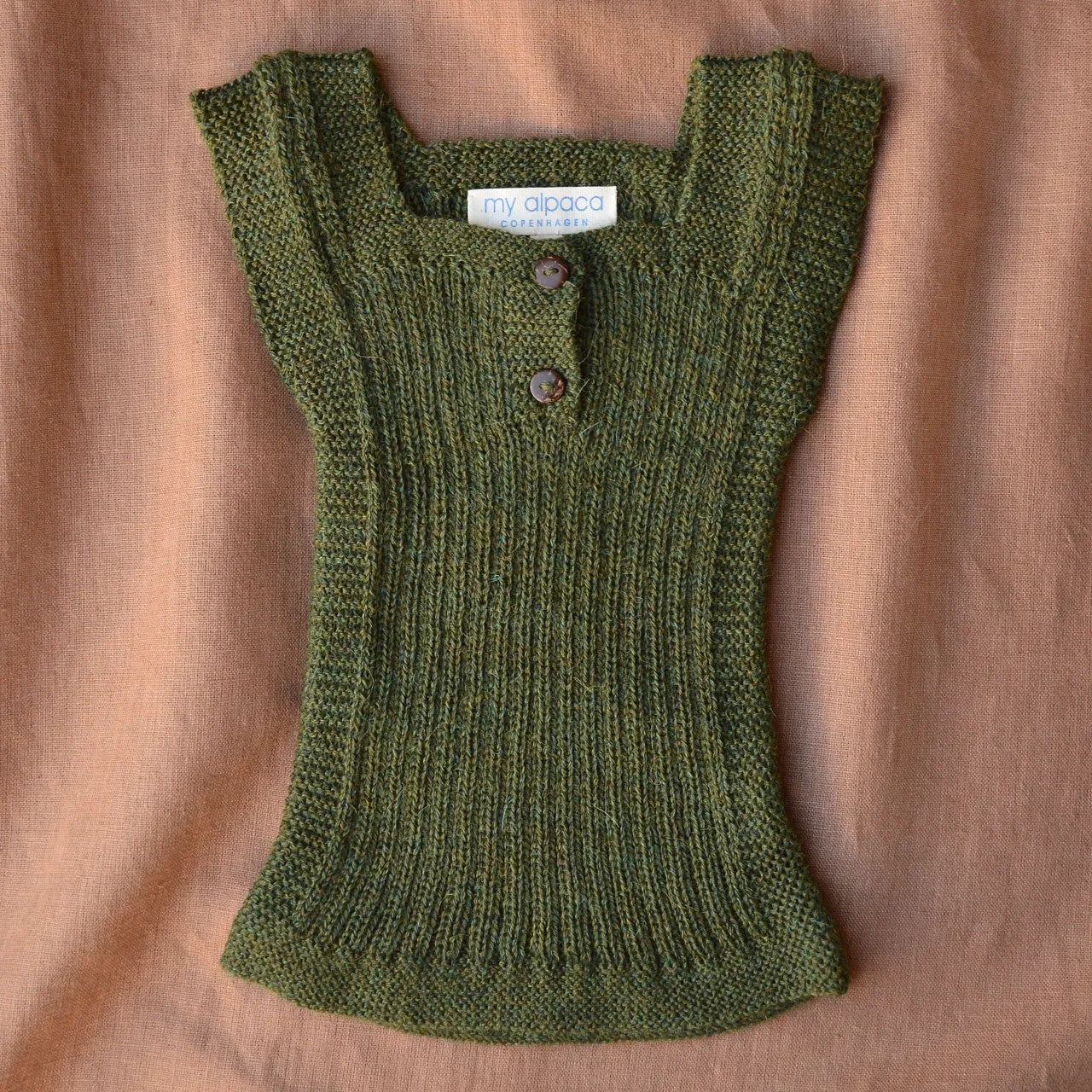 Rico Vest in Baby Alpaca (0-6y)