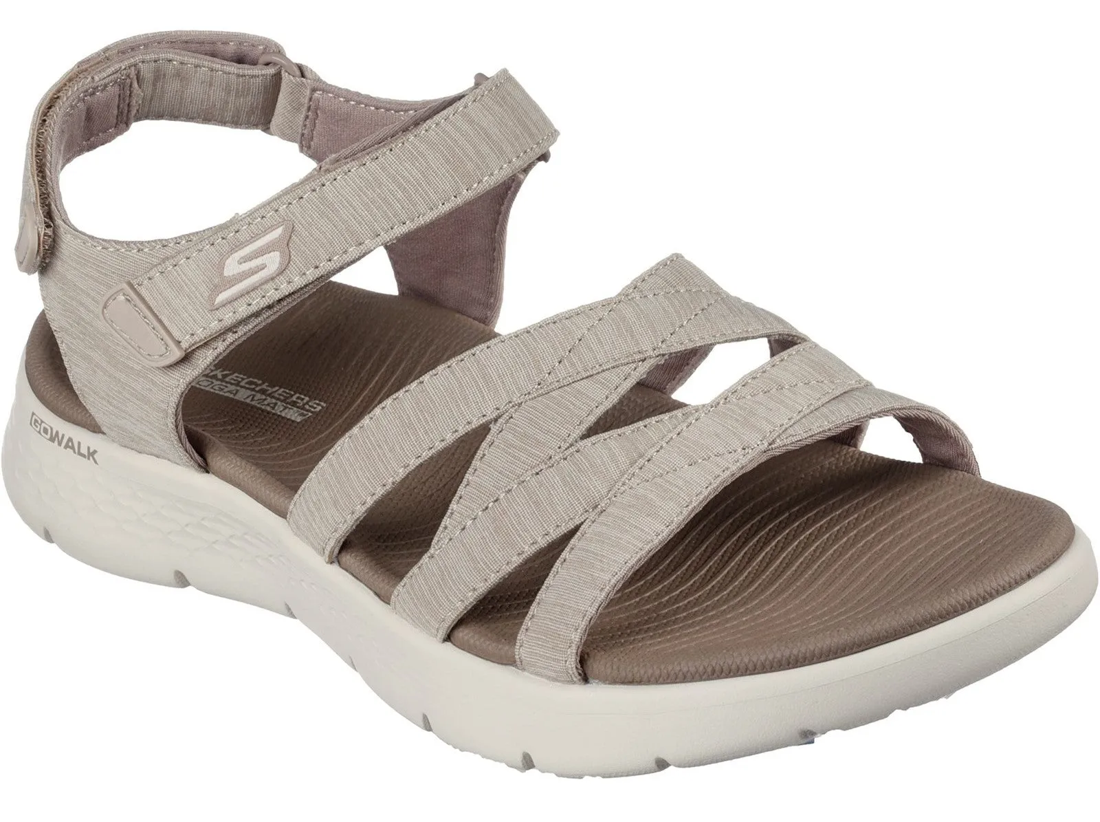 Skechers 141450 Go Walk Flex Sunshine Womens Touch-Fastening Sandal