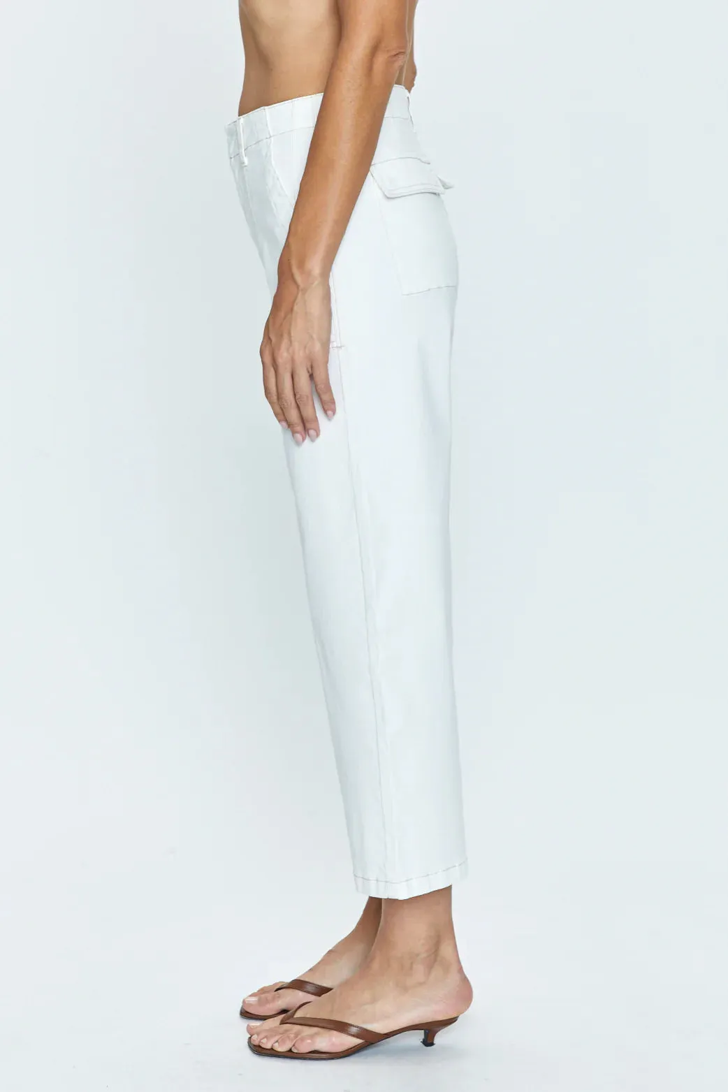 Sophia Wide Leg Pant - Le Blanc