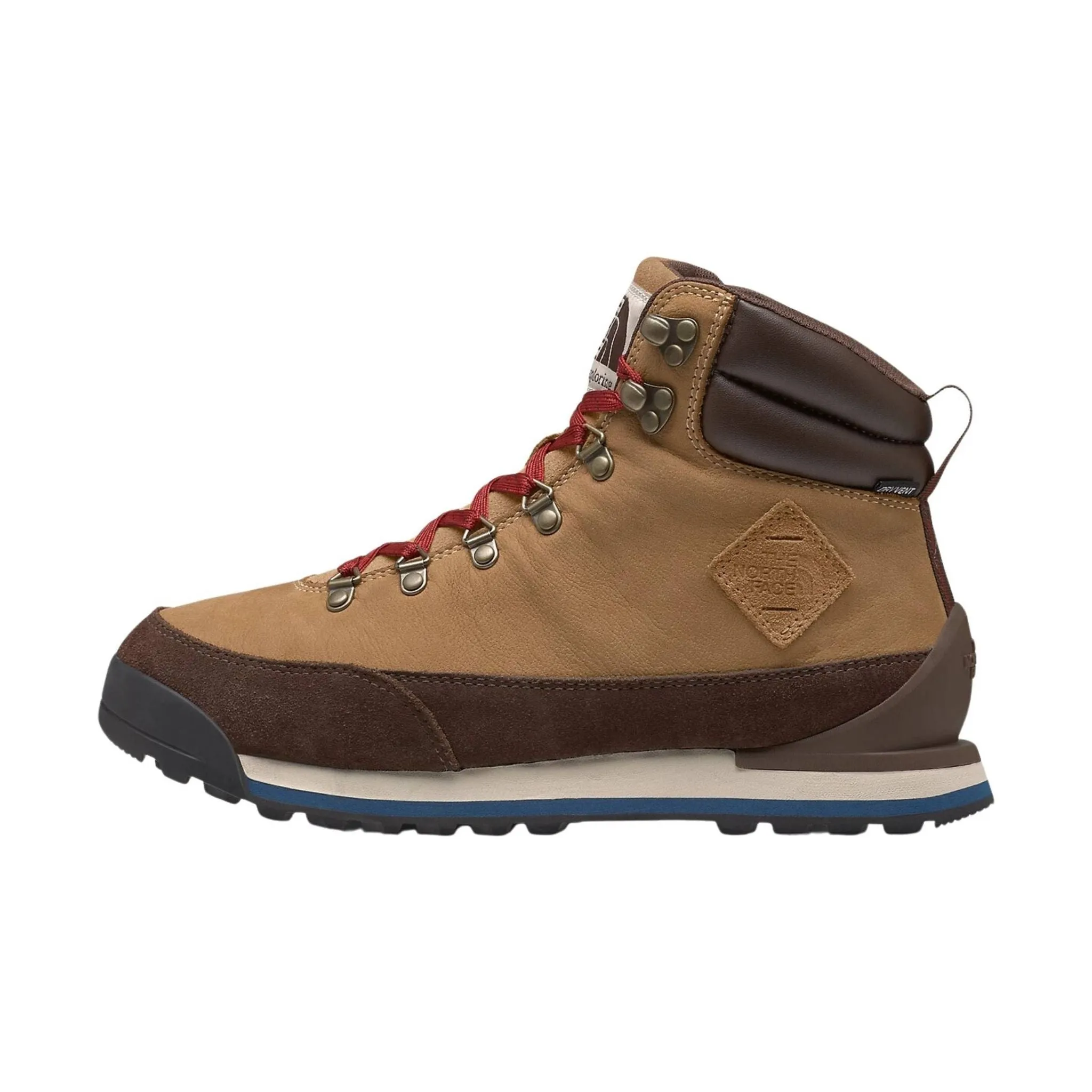 The North Face Men's Back To Berkeley IV Leather Waterproof Boots - Almond Butter/Demitasse Brown