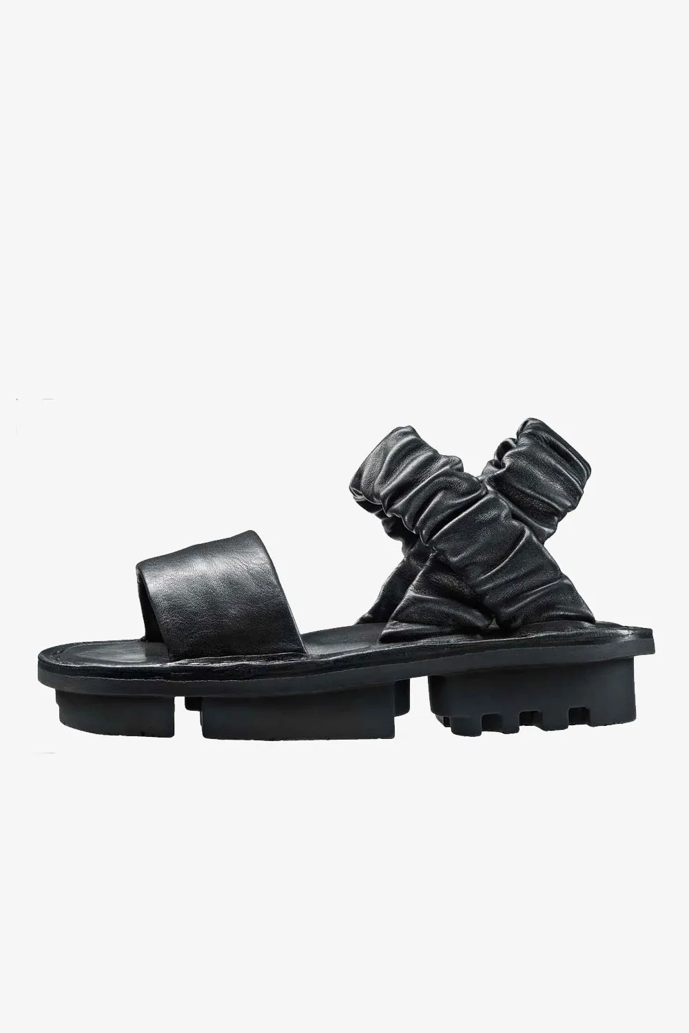 Optimized Title: Trippen Synchron Black Sandal - Stylish and Comfortable Footwear for All-Day Wear