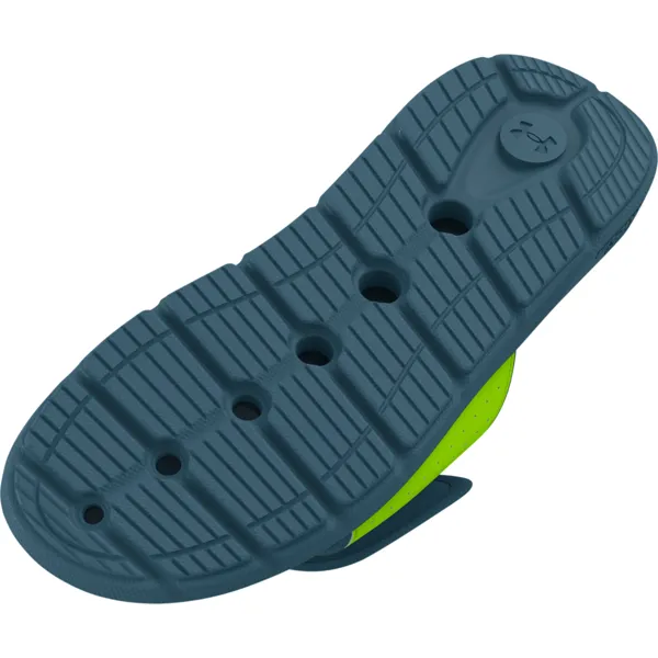 Under Armour Lime Surge/Static Blue Ignite 7 Slide