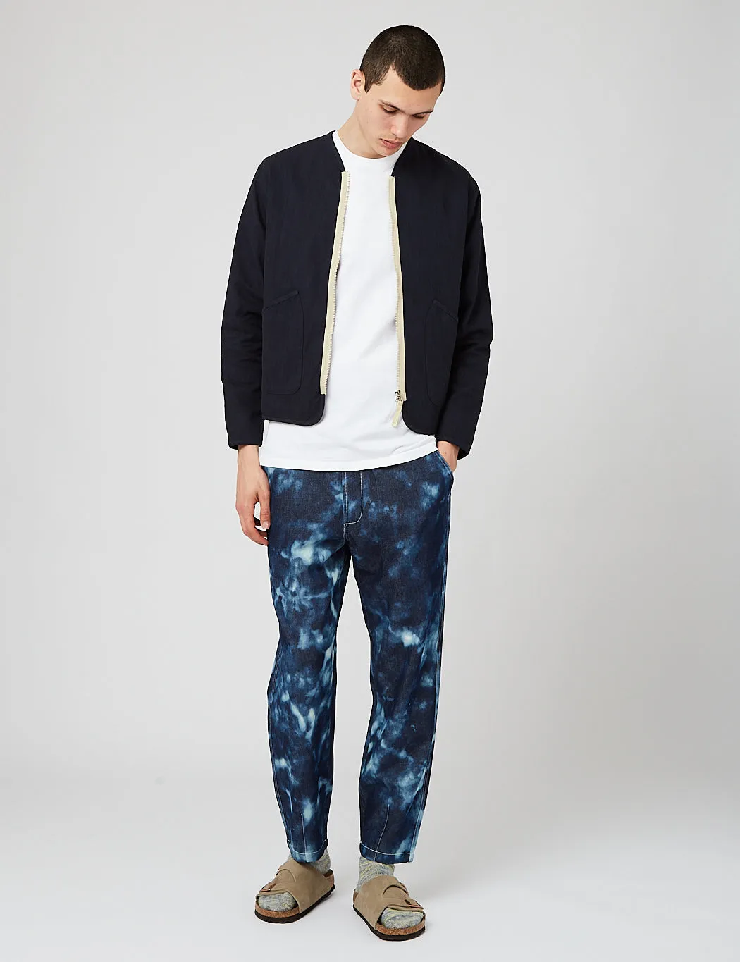 Universal Works Track Trouser (Loose, Tapered) - Indigo Blue