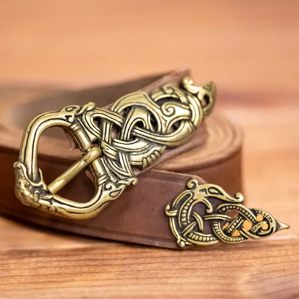 Urnes Viking Belt and Buckle