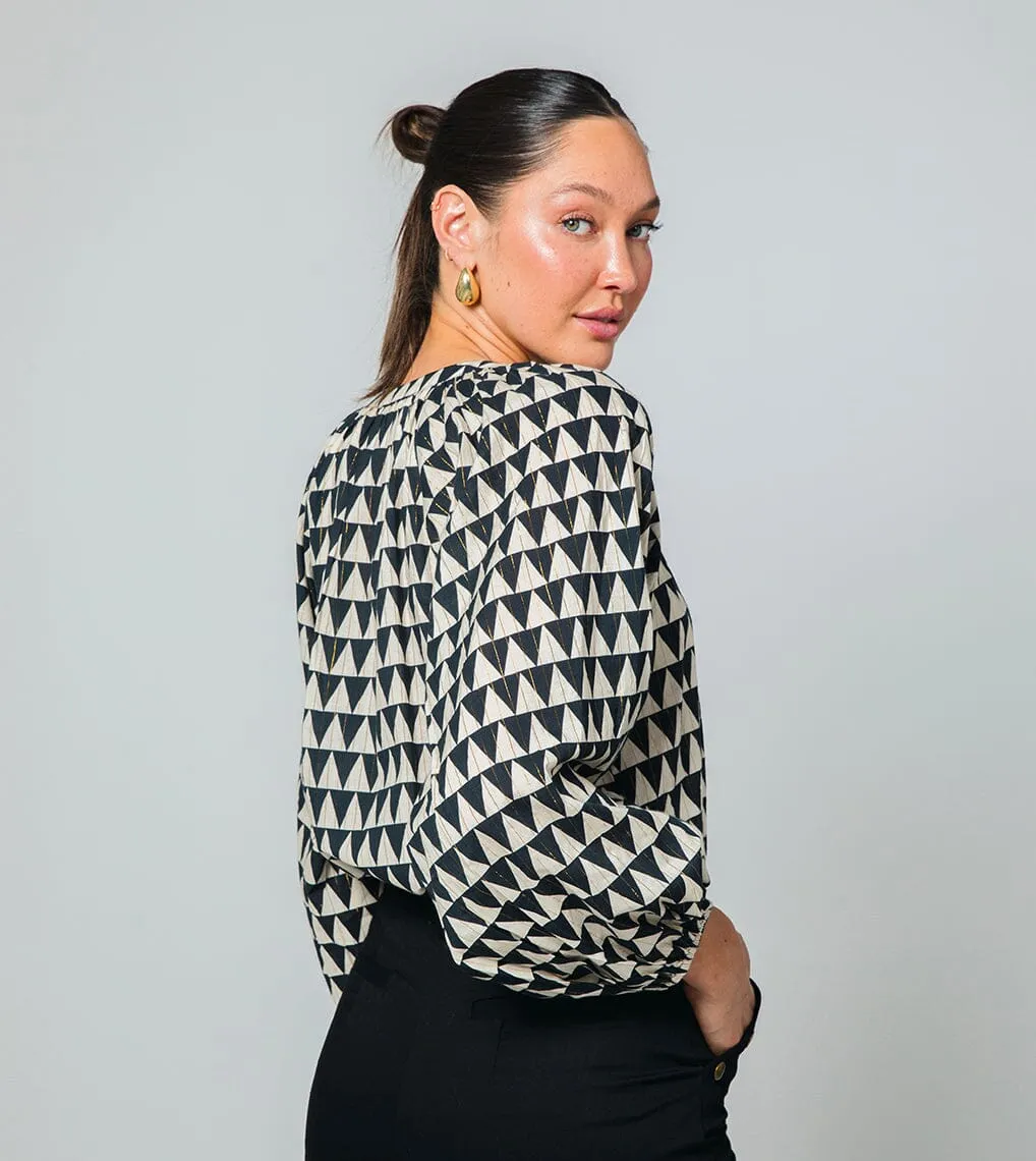 Wesley Blouse | Black Triangle